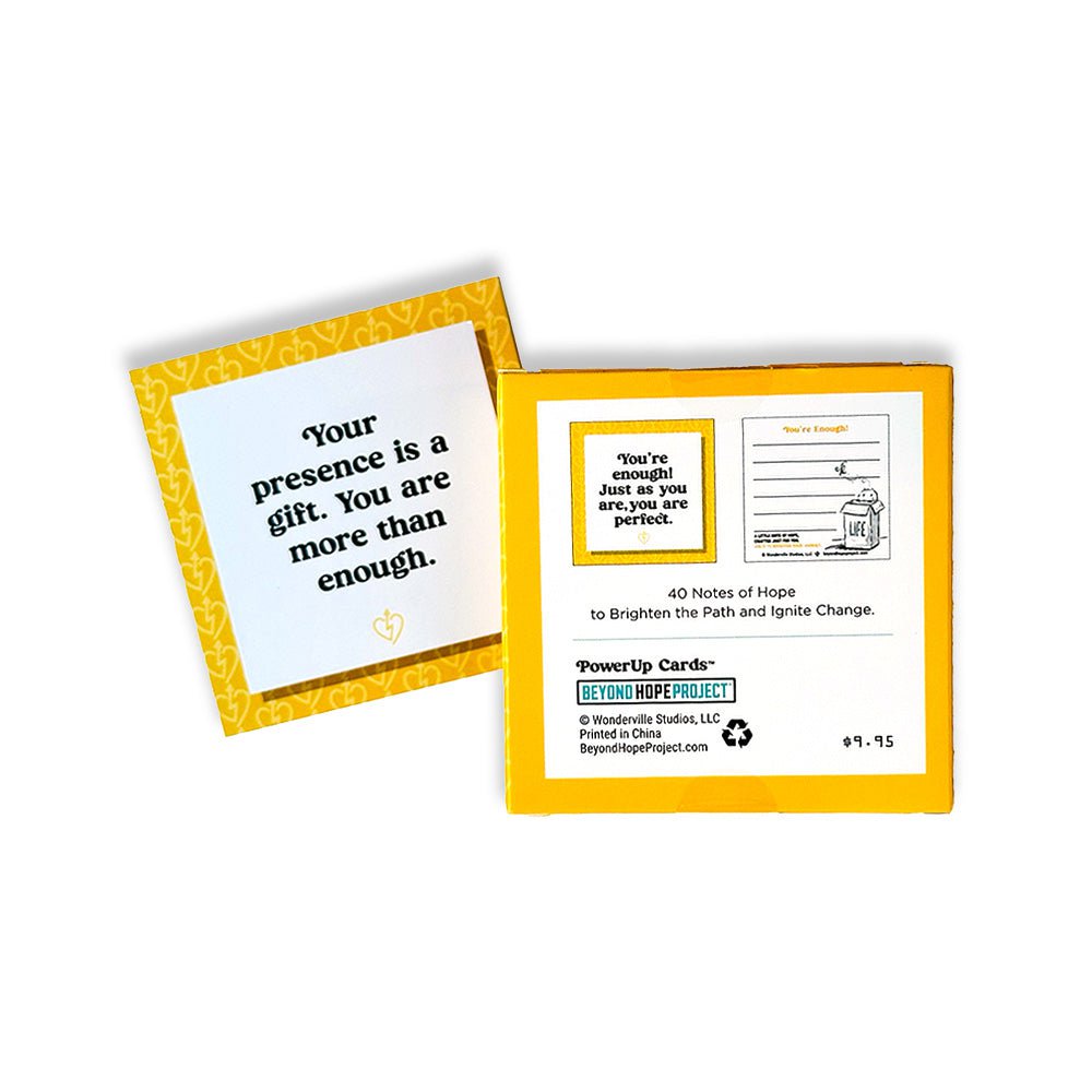 Beyond Hope Project Power-Up Cards “You’re Enough” Power-Up Cards