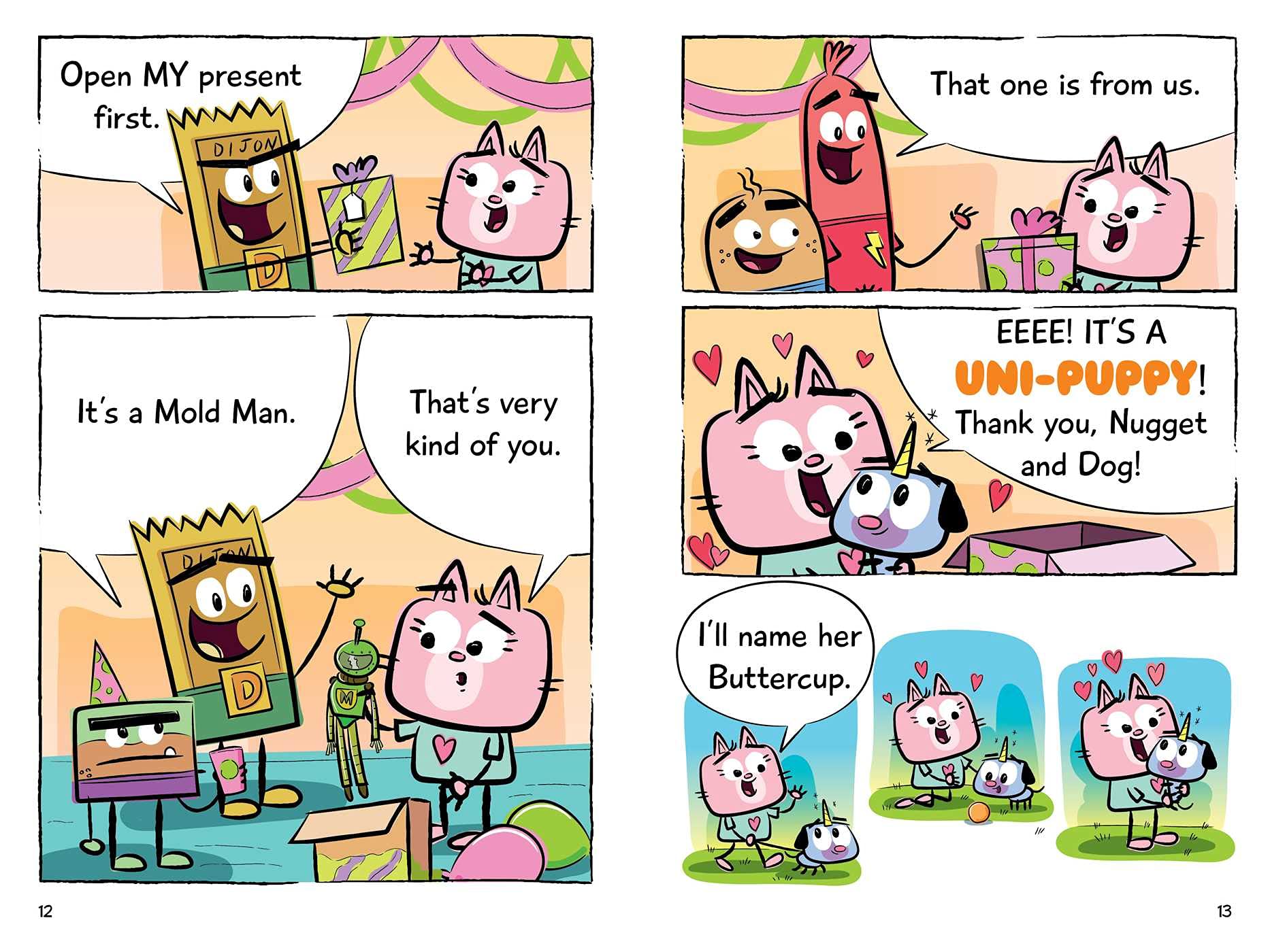 Wonderville Studios Book Copy of Nugget and Dog - Yum Fest is the Best! Book 2