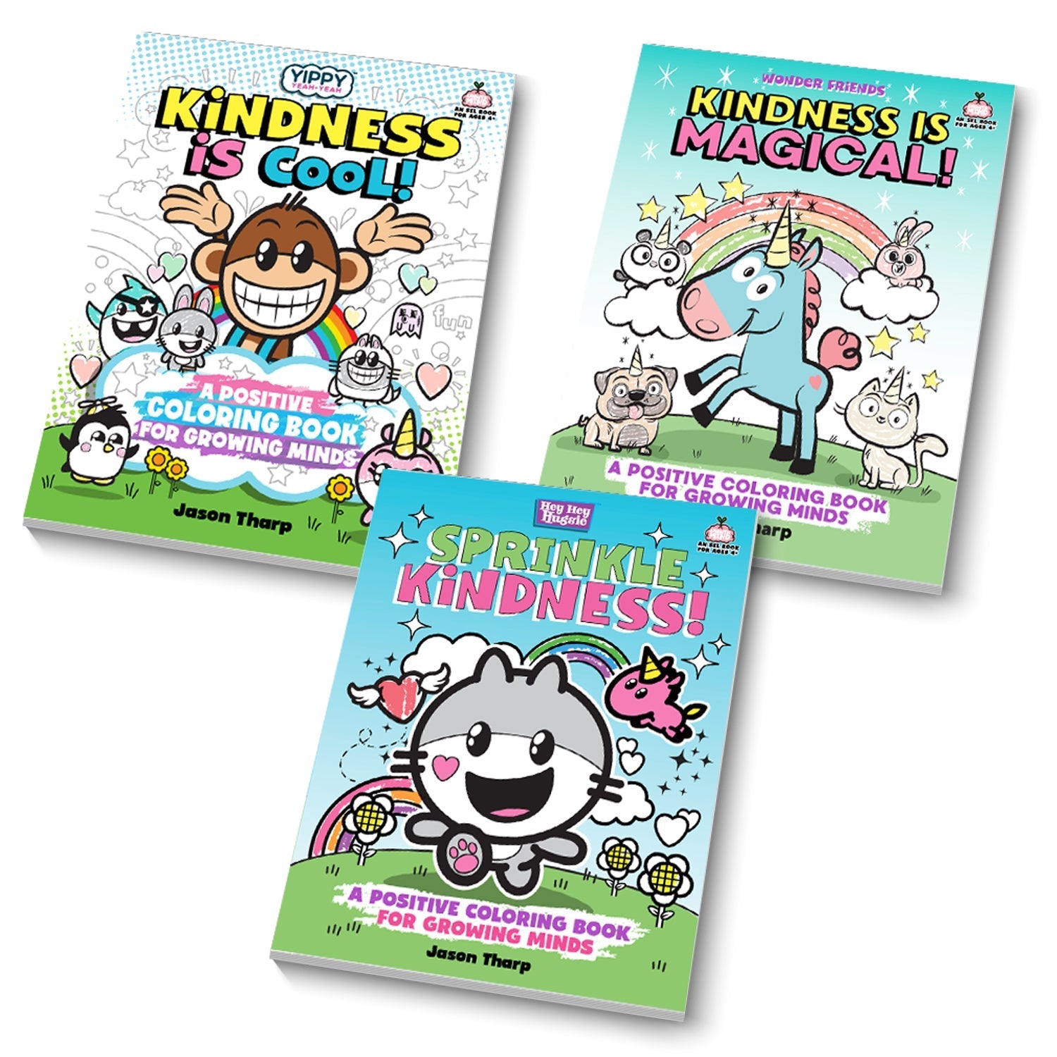 Wonderville Studios Book SEL Kindness Coloring Book | 3 Book Combo