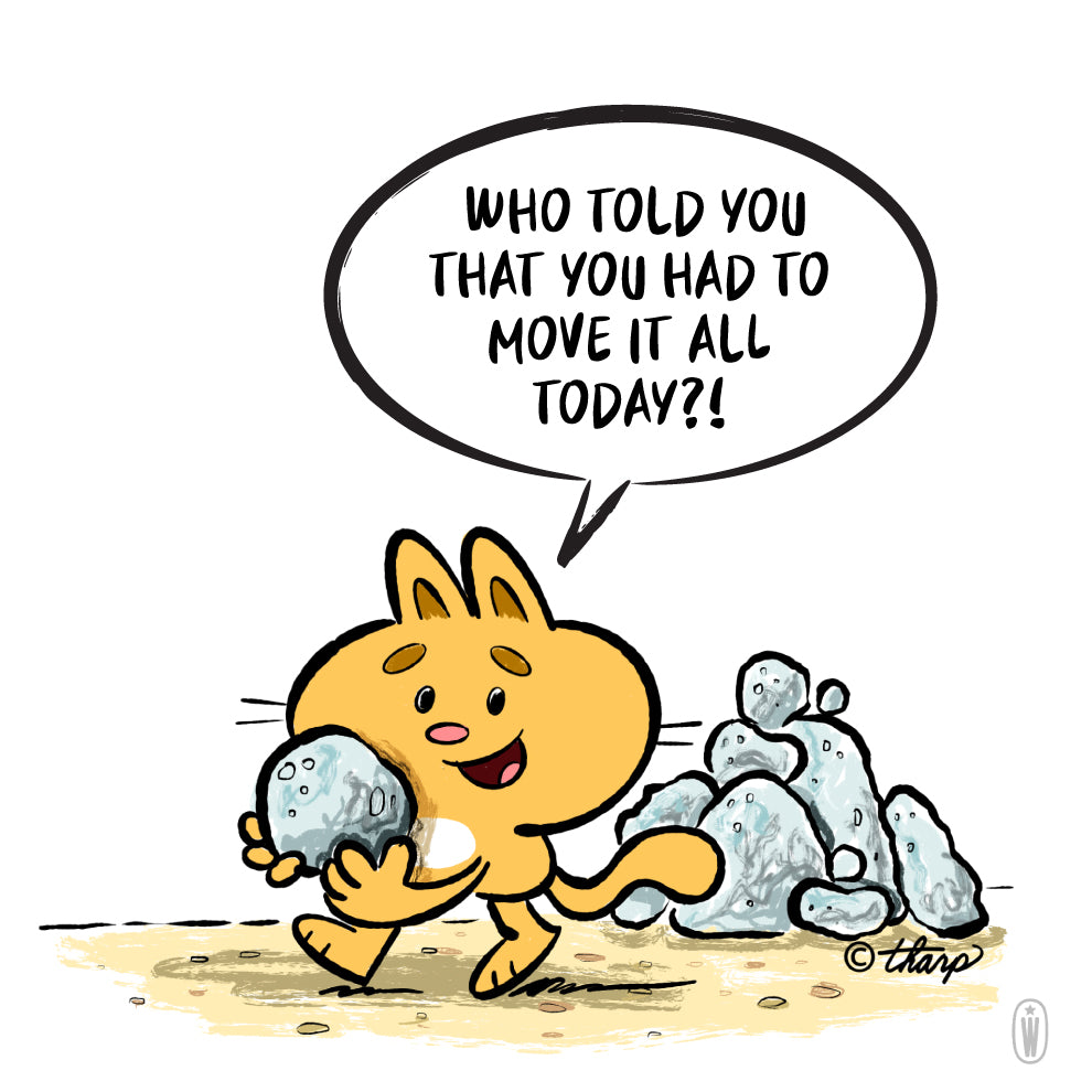 Beyond Hope Project comic on moving small steps instead of everything at once this is hope